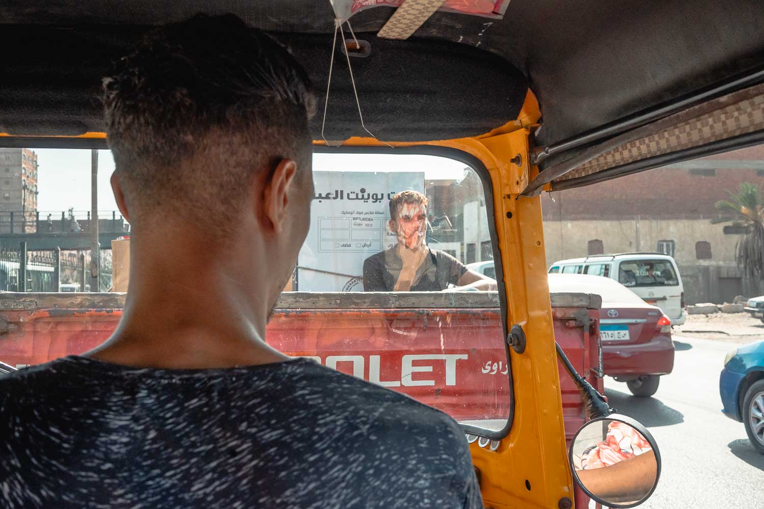 Tuk-Tuk, Ciudad Basura, El Cairo. Lenny Ruiz